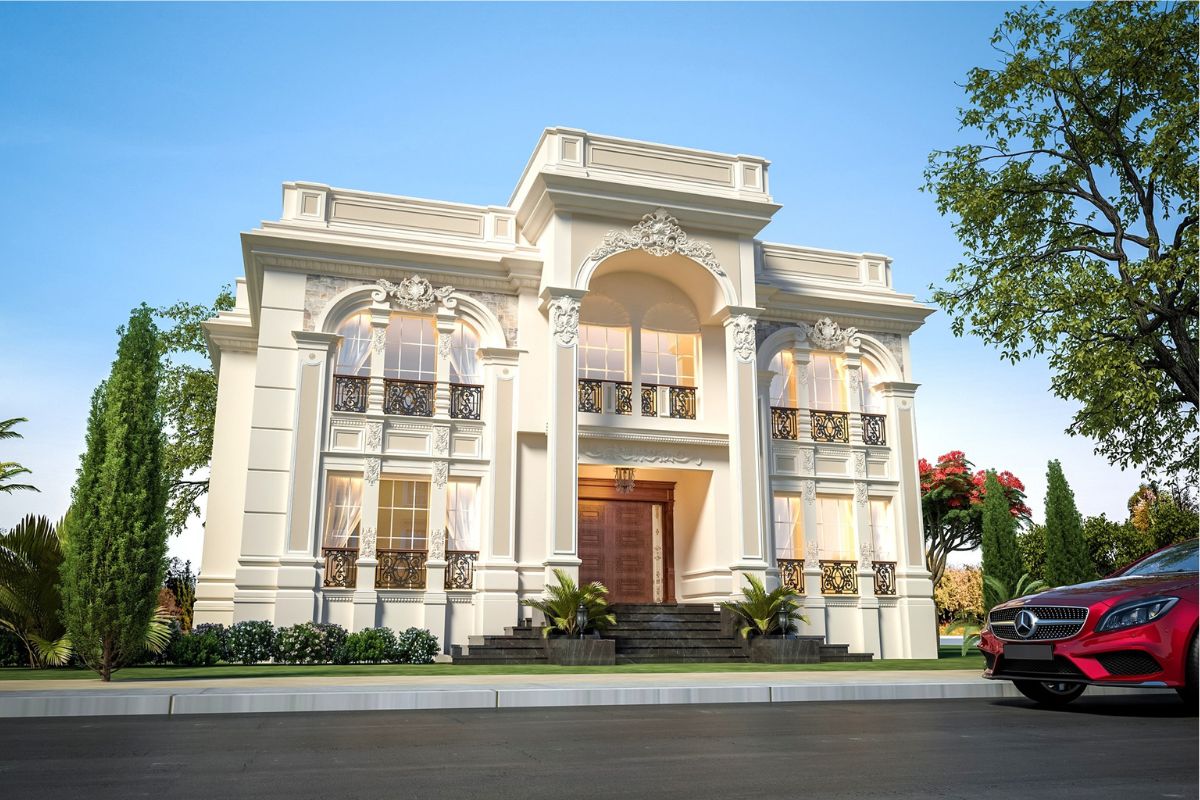 Thiết kế biệt thự phong cách tân cổ điển